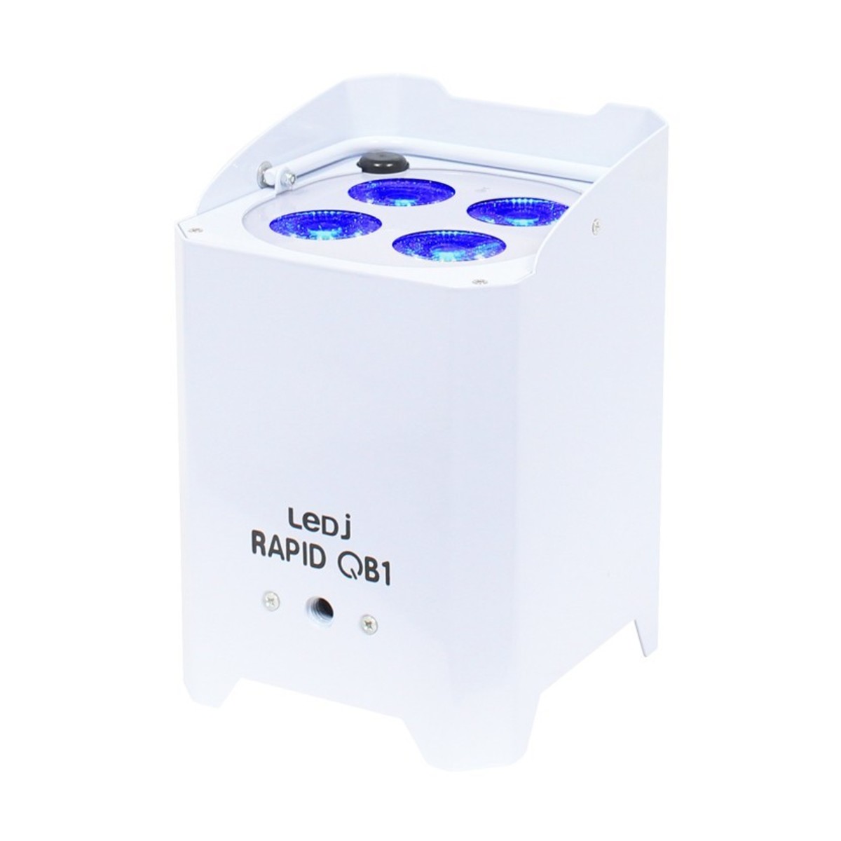 LEDJ Rapid QB1 RGBW Battery-Powered LED Uplighter White Housing