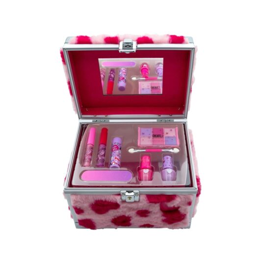 Create It! Love Filled Make Up Case Fluffy Hearts