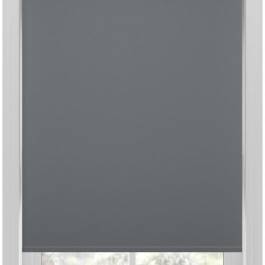 Ava Blackout Dark Grey Roller Blind