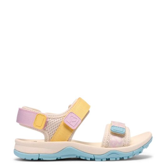 Clarks Wharf Tide White Combi Sandals (7-9½ Small) Multi