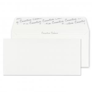 Creative Colour Wallet P&S Milk White 120gsm DL 114x229mm Ref 251