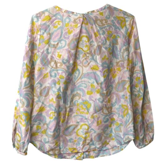 ESCADA Women's Preloved Sport Printed Top in Multicolor Silk | Size: 36