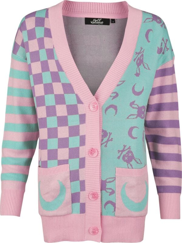 Full Volume by EMP Cardigan - Creepy Pastels - S to XXL - for Women - multicolour