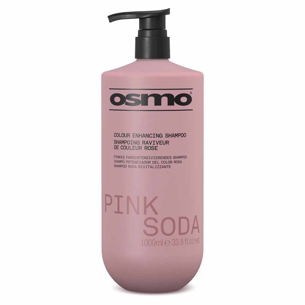 Osmo Soda Colour Enhancing Shampoo in Pink, 1000ml